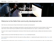 Tablet Screenshot of hellohub.org